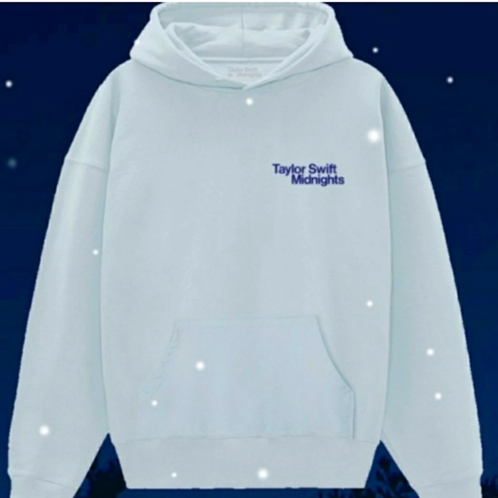 Taylor Swift Midnights blue Hoodie- NEW- SOLD OUT Large